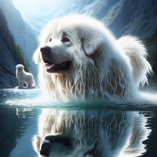 do great pyrenees like water and can they swim