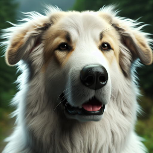 great pyrenees husky mix